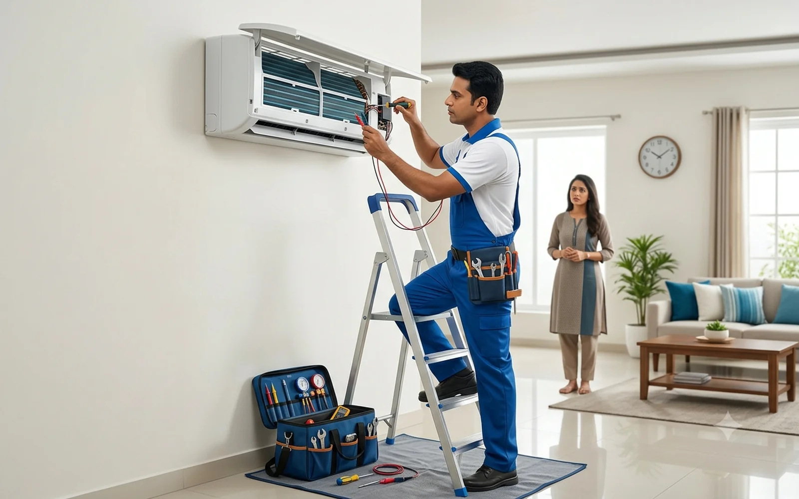 AC Repair by professional AC technician in Tricity home